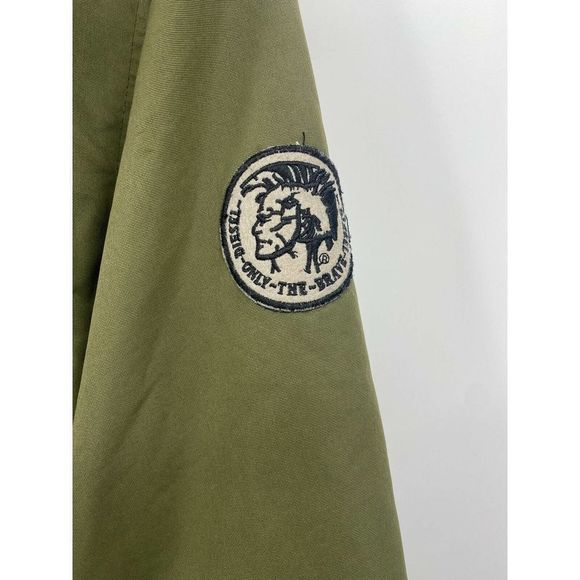 Diesel Snap Pockets Lined Hooded Coat 18/20 - Picture 4 of 9